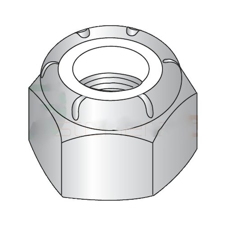 Nylon Insert Lock Nut, 1/4-28, 18-8 Stainless Steel, Not Graded, 500 PK